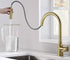 Single Handle Pull Down Sprayer Kitchen Faucet with 2 Function