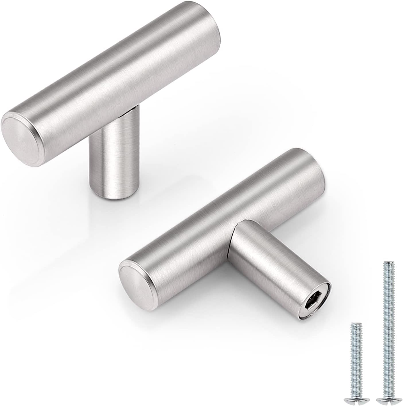 2" T Style Stainless Steel Cabinet pulls/handles - 200 Pieces