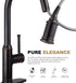 Single Handle Pull Down Sprayer Kitchen Faucet with 2 Function