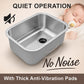 32"x18" Undermount Stainless Steel 50/50 Double Bowl Kitchen Sink, 18 Gauge