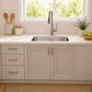 23"x18"x5" ADA Kitchen Sink Stainless Steel Undermount Single Bowl Kitchen Sink , 18 Gauge