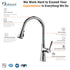 Single Handle Pull Down Sprayer Kitchen Faucet with 3 Function