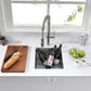 17"x19"x9" Undermount Stainless Steel 93 Degree Sharp Edge Single Bowl Kitchen Sink, 18 Gauge - Orlando Product