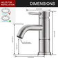 Single handle Bathroom Faucet with Pop Up Drain - Orlando Product