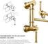 Two Handles pot filler faucet