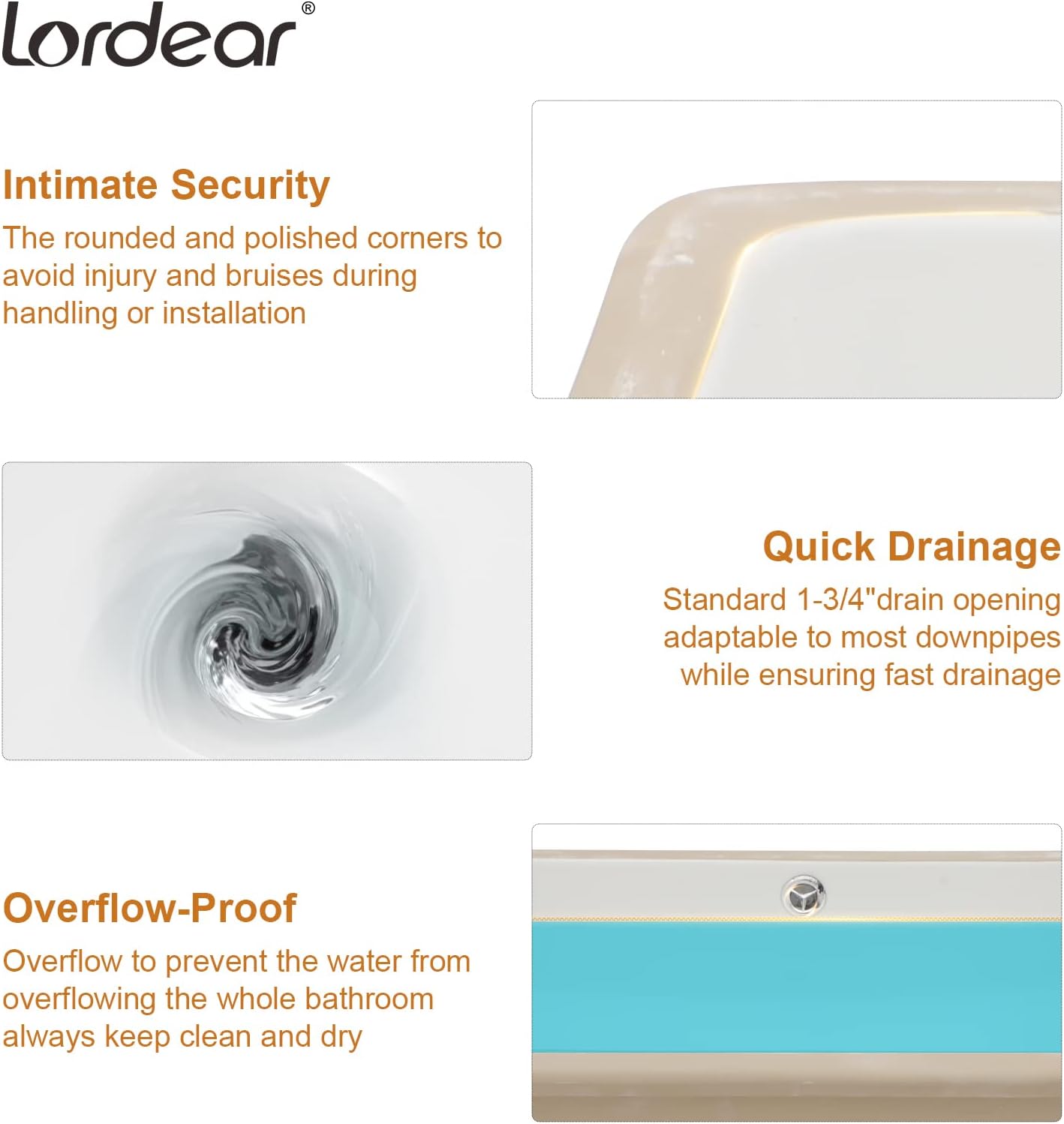 18"x12" Rectangle Ceramic Undermount Bathroom Sink with Overflow - Orlando Product