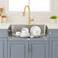30"x18" Undermount Stainless Steel Single Bowl Kitchen Sink, 18 Gauge
