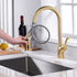 Single Handle Pull Down Sprayer Kitchen Faucet with 3 Function