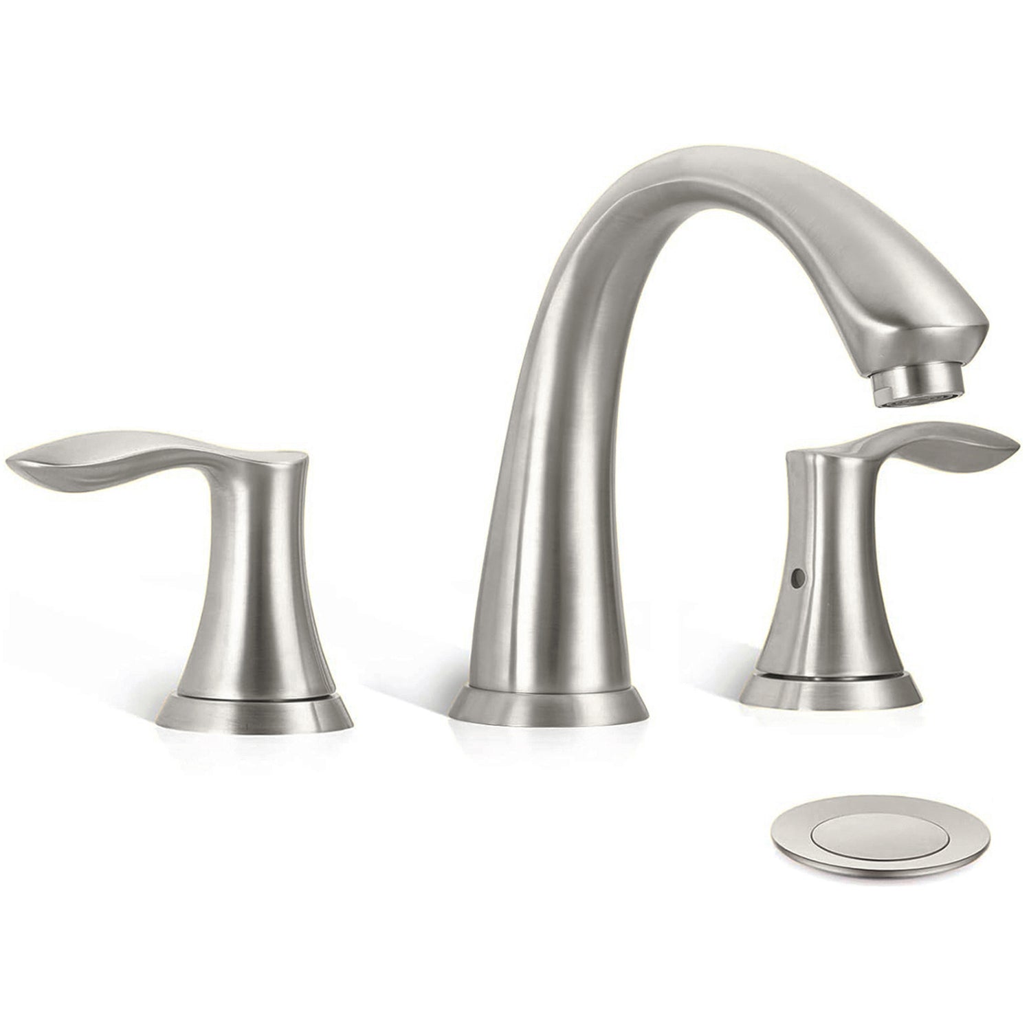 ORLANDO 3 Hole widespread Bathroom Faucet with Pop Up Drain