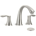ORLANDO 8 inch Widespread Bathroom Faucet, Two Handle Bathroom Faucet 3 Hole with Pop - up Drain - Orlando Product