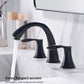 ORLANDO 8 inch Widespread Bathroom Faucet, Two Handle Bathroom Faucet 3 Hole with Pop - up Drain - Orlando Product
