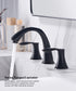 ORLANDO 3 Hole widespread Bathroom Faucet with Pop Up Drain