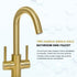 Single Hole  2-handle Bar & Prep Faucet