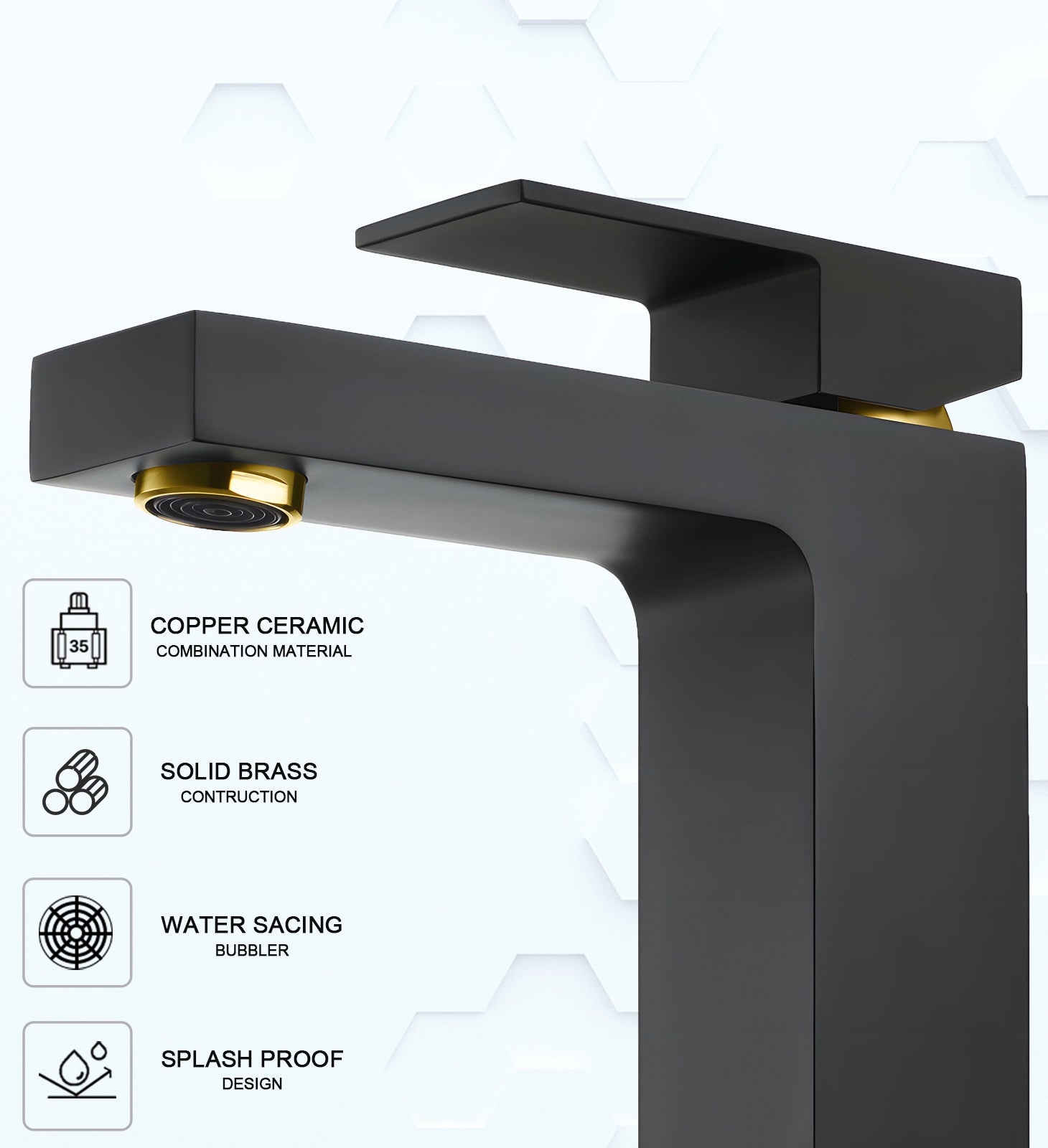 ORLANDO Single handle Bathroom Faucet with Pop Up Drain