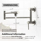 Two Handles pot filler faucet - ORPF412