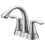 2 Handle 4 Inch Centerset Bathroom Faucet with Pop Up Drain - Orlando Product