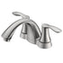 2 Handle 4 Inch Centerset 3 hole Bathroom Faucet with Pop Up Drain