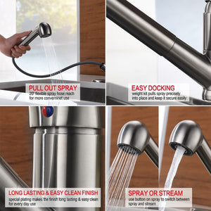 Single Handle Pull-out Kitchen Faucet – KSK1113