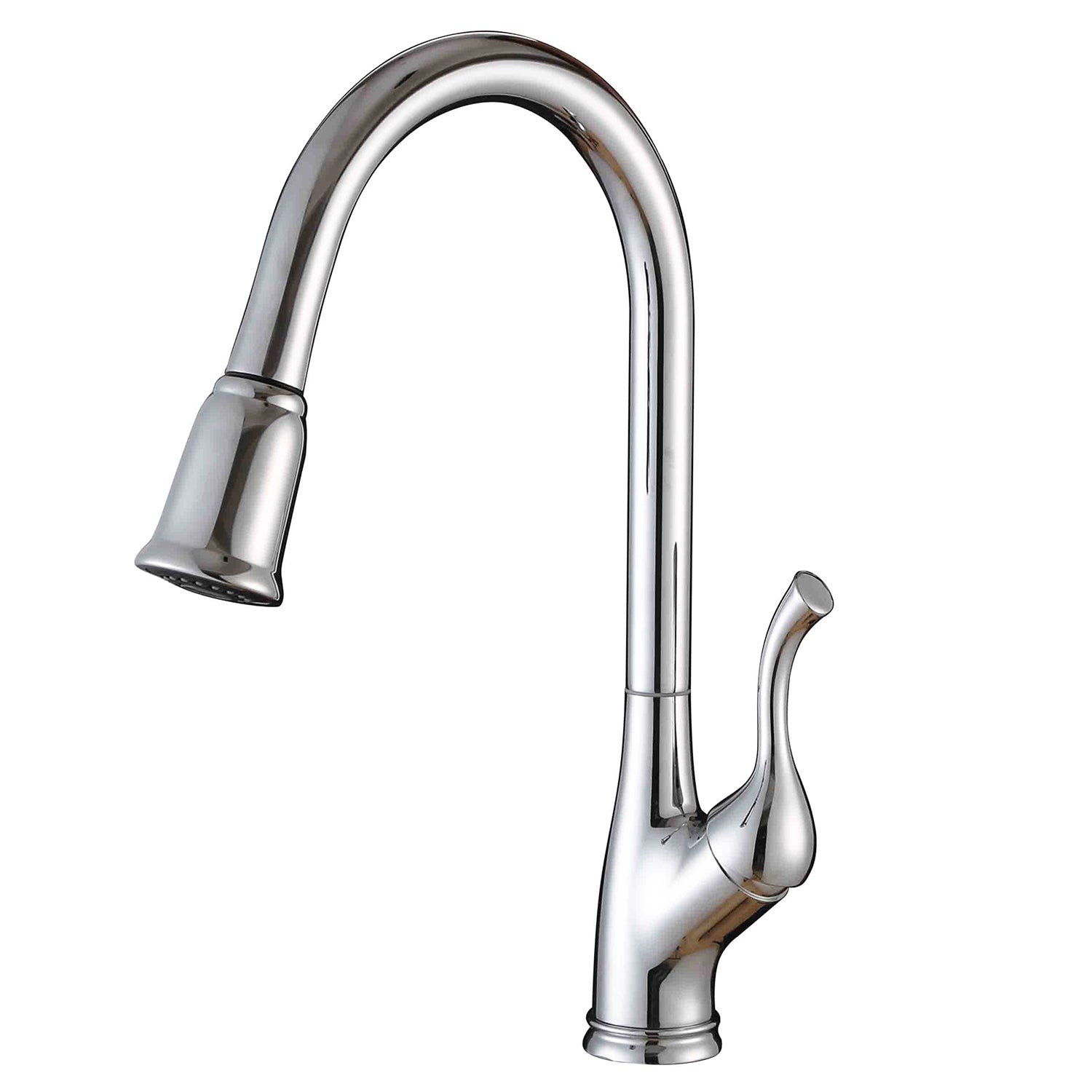 Single Handle Pull Down Sprayer Kitchen Faucet with 3 Function