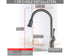 Single Handle Pull Down Sprayer Kitchen Faucet with 3 Function