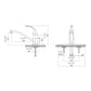 8” Single Handle Kitchen Faucet – KSK8131