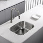 23"x18"x9" Undermount Stainless Steel Single Bowl Kitchen Sink, 18 Gauge/16 Gauge