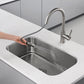 27"x18" Undermount Stainless Steel Single Bowl Kitchen Sink, 18 Gauge - Orlando Product