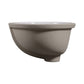 13"x11" White Oval Ceramic Undermount Bathroom Sink with Overflow - Orlando Product